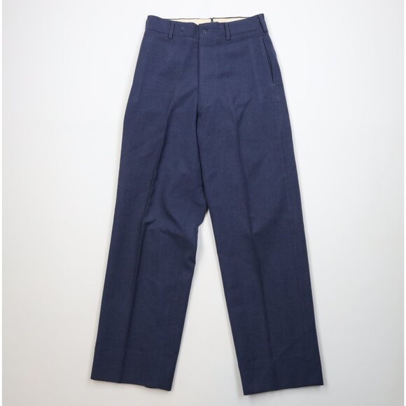 Vintage Other - Vtg 50s Korean War USGI Mens 30x31 Wool Serge 18oz USAF Wide Leg Pants Trousers